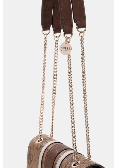 Guess Noelle Iı Kadın Omuz Çantası Hwss9672210 Kahverengi