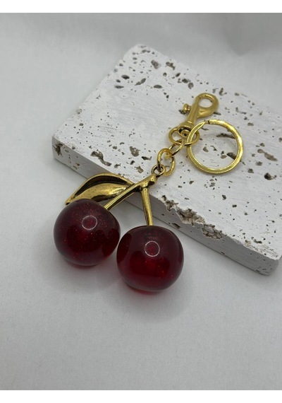 Cherry Çanta Aksesuarı / Charmı Kırmızı