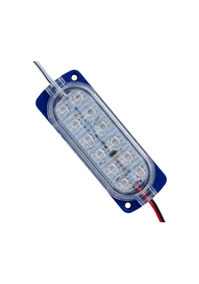 Powermaster Parlak Yanıp Sönen Mavi 24 Volt 1.2 Watt 2835 Modül Led Altın