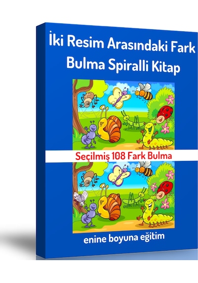 İki Resim Arasındaki Fark Bulma Kitabı