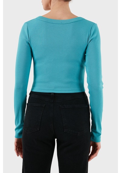 Calvin Klein Bayan Hırka Lv047c204g Xeg Turkuaz Turkuaz