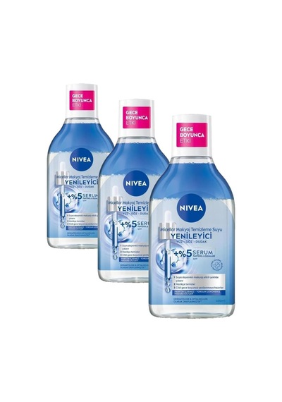 Micellar Yenileyici Makyaj Temizleme Suyu 400 Ml,suya Dayanıklı Makyajı Çıkarır,ovalaa Gerektirmez, Serum İçerikli,pantenol 3 Paketi Belirtilmemiş