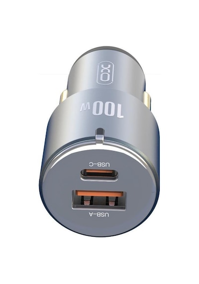 Cc47 2ın1 Usb Cc47 100w Araç İçi Hızlı Şarj Soketi - Çift Portlu Usb-c + Usb-a Akıllı Adaptör