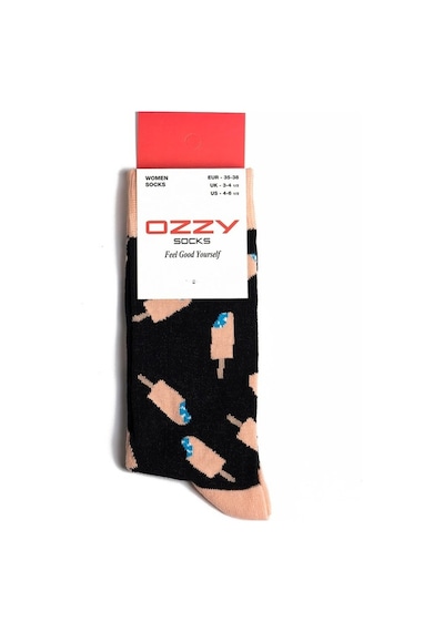 Ozzy Socks Dondurma Desenli Çorap Çok Renkli