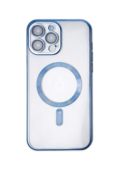 Apple iPhone Uyumlu  14 Pro Uyumlu Kılıf Kross Magneticsafe Kapak - Sierra Blue