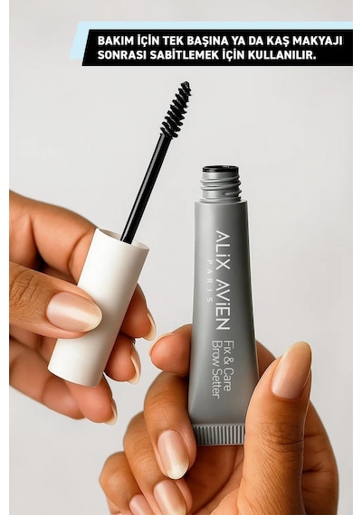 Alix Avien Fix & Care Brow Setter Make Up Fixing Uzun Süre Kalıcı Doğal Hacim Veren Besleyici Kaş Sabitleyici Bakım Jeli