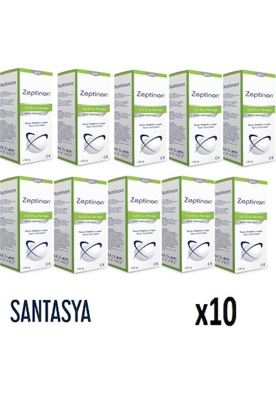 Zeptinon Saçta Kepeklenmeye Kar Şı Solüsyon 100 Ml X 10 Adet