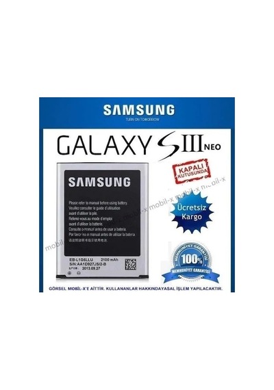 Samsung Uyumlu Galaxy S3 Neo Batarya Pil İ9301 S3 Neo