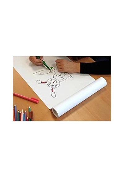 Yapışkanlı Kaymaz Resim Kağıdı 29 Cm X 10 Mt