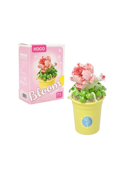 Bloom Boutique Flower Serisi Saksı Çiçekleri Yapı Blokları Seti