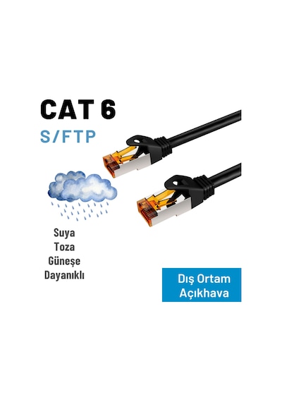Irenıs Cat6 5 Metre Dış Ortam S/ftp, Açıkhava Ethernet Network Kablosu