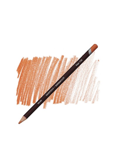 Derwent Coloursoft Pencil Yumuşak Kuru Boya Kalemi C550 Ginger