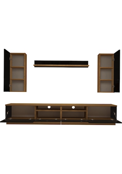 Decoraktiv Trendstyle 5220d Mdf Tv Ünitesi Tv Sehpası Pera - Siyah
