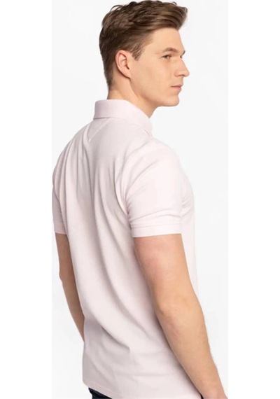 Tommy Hilfiger Erkek 1pembe Polo Yaka T-shirt Mw0mw17770 Tog-15572