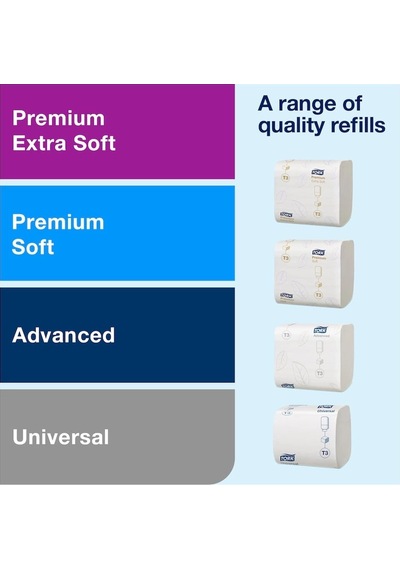 Tork 556008 Katlamalı Tuvalet Kağıdı Dispanseri Siyah Siyah