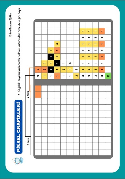 Okul Öncesi KODLAMA Yaz Sil Kitabı