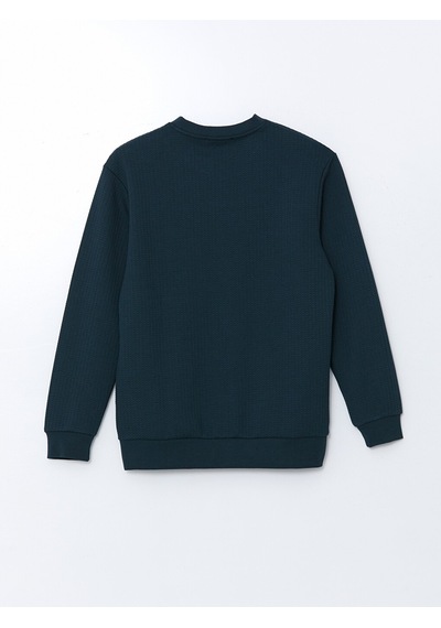 Lcw Vision Petrol Bisiklet Yaka Uzun Kollu Erkek Sweatshirt