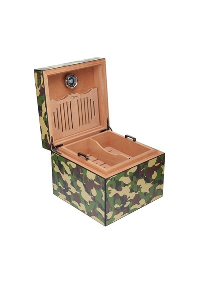 S.t. Dupont Kamuflaj Desenli Humidor Puro Kutusu 1317