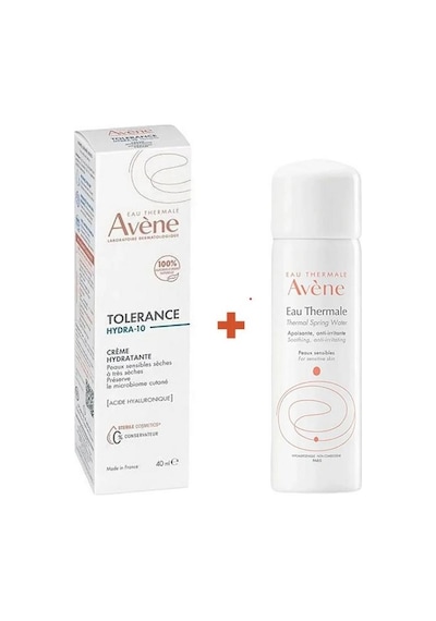Avene Tolerance Hydra-10 Hydrating Cream 40 ML + Avene Eau Thermale Spring Water 50 ML