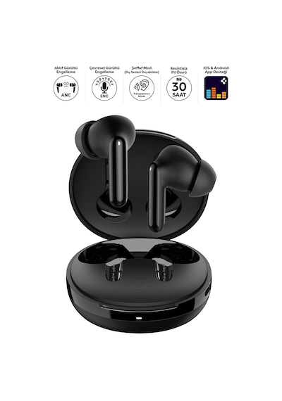 Spigen ASD07886 Audio SA - TW S10 Anc Bluetooth 5.3 Kulak İçi Kulaklık