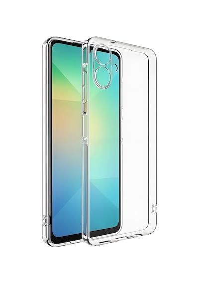 Fibaks Galaxy A06 Uyumlu Kılıf Şeffaf Kamera Korumalı Renksiz Esnek Silikon Kapak Kilif