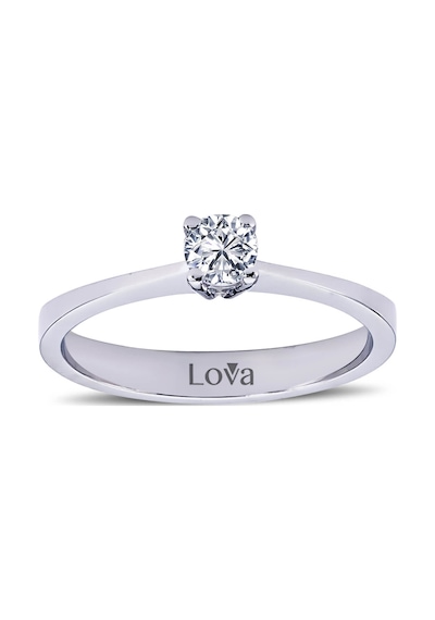 Lova H Renk 0,23 Karat Pırlanta Tektaş Yüzük - 1030062