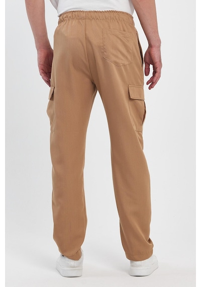 Alexander Gardi Alexandergardı Beli Lastikli Erkek Kargo Pantolon E24-51204-erkk Camel
