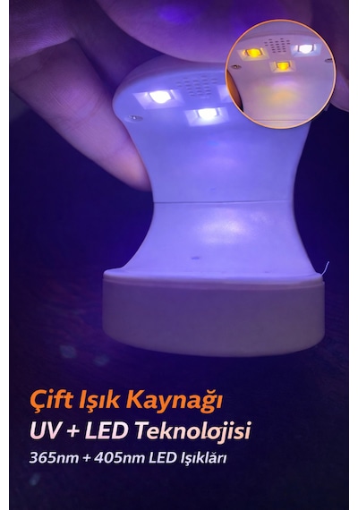 Mini Uv Led Nail Lamp Jel Oje Kurutucu Taşınabilir Tırnak Kurutma Cihazı 16w Model Mini Serisi Diğer