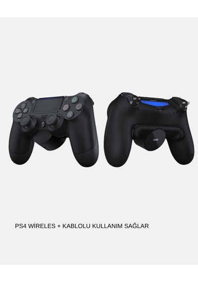 Bluetooth Oyun Kolu - Titreşimli Ps4 Steam Pc Mobil Ve Tablet Uyumlu