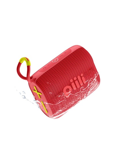 Piili Pool Bluetooth Speaker Hoparlör Kırmızı