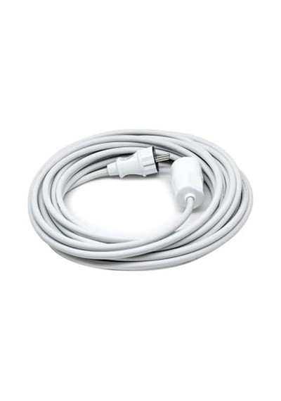 Sas Kablo Topraklı 15 Metre Seyyar Kablo Uzatma Kablosu 3x2,5 Mm,beyaz
