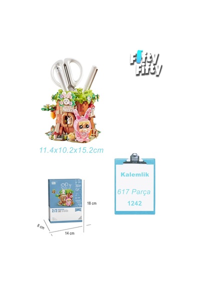 Loz Creative Serisi Sevimli Kalemlik Pembe Figürlü -lz1242 617 Parça Oyuncak Yapım Seti Loz Creative Serisi Sevimli Kalemlik Pembe Figürlü -lz1242 617 Parça Oyuncak Yapım Seti