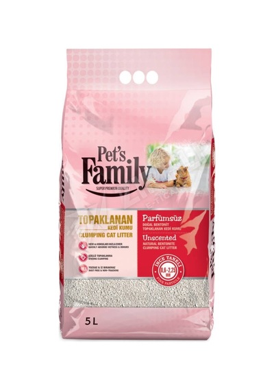 Pet's Naturel İnce Bentonit Kedi Kumu 5 Lt