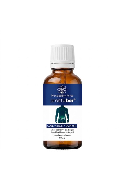 1 X 50 Ml Herbal Prostabor Procaps Bor Forte Erkek Destek Damla - Mix Kabak Çekirdeği Yağı Karışımı 1+