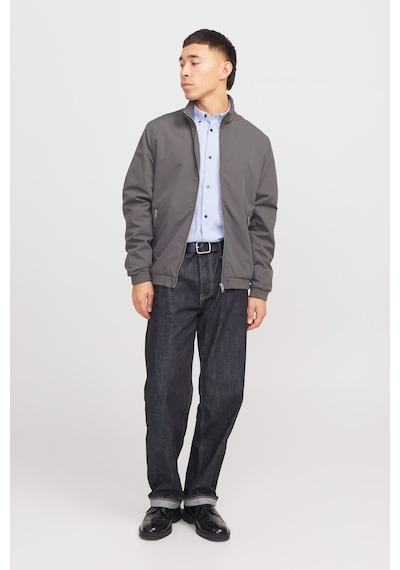 Jack & Jones Jjerush Harrıngton Bomber Gri Erkek Ceket 000000000102256219 Gri