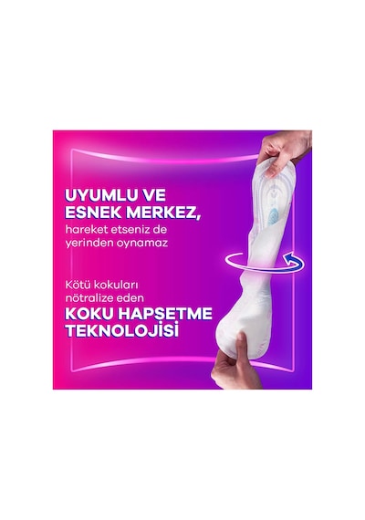 Orkid Platinum Hijyenik Ped Anne Kız Paketi Uzun Extra Boy 3 Dev Ekonomik Paket 60 Adet Ped