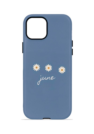 Apple iPhone Uyumlu 15 Vorian Çift Katmanlı Magsafe Kılıf June Daisy Blue