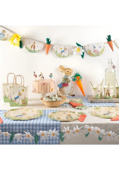 Meri Meri - Peter Rabbit In The Garden Garland - Peter Rabbit Bahçede Asılan Süs 0 - 99