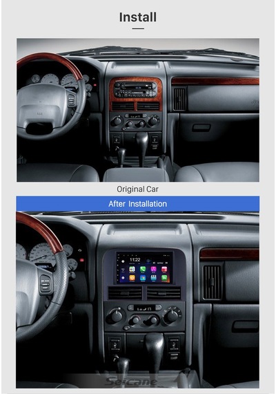 Jeep Grand Cherokee 2004-2005 Multimedya Navigasyon Usb Kamera Carplayer 4 Ram