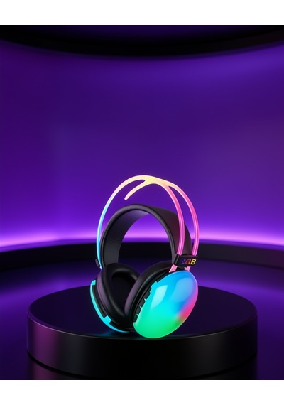 Rgb Aydınlatmalı Kablosuz Oyuncu Kulaklık Xuczpg580kulaklıkkkkkkk