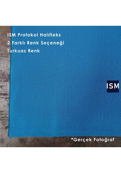 Ism - Protokol Halısı - Kırmızı - Turkuaz Renk Seçenekleri