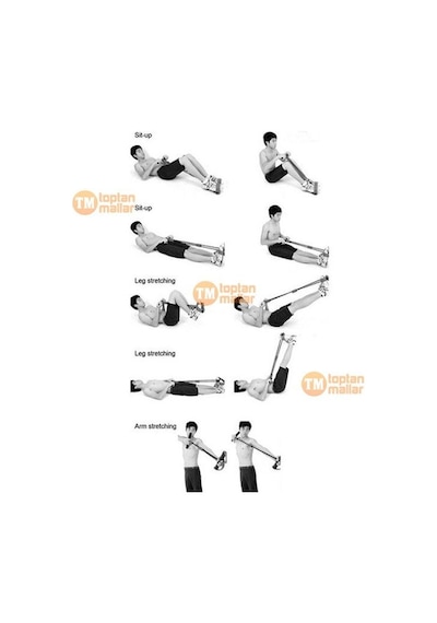 Body Trimmer Egzersiz Aleti El Ayak Direnç Yayı Lastiği Spor Fitn