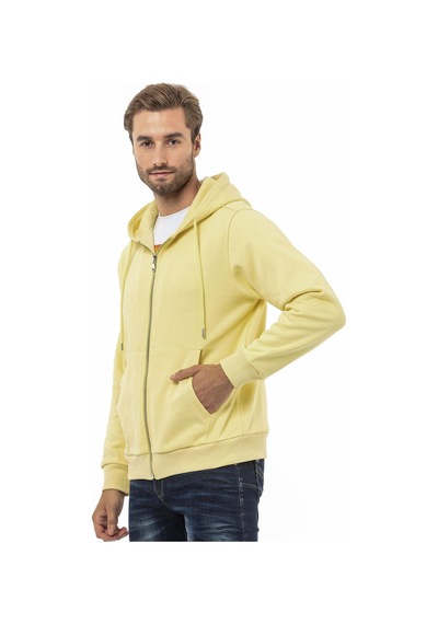 Cipo & Baxx Cl556 Erkek Basic Zip Sweatshirt 001