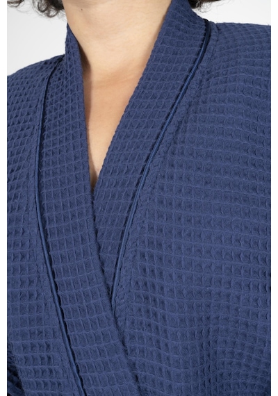 Varol Kaos Serisi Kimono Yaka Pike Bornoz Sabahlık Lacivert-s/m Lacivert