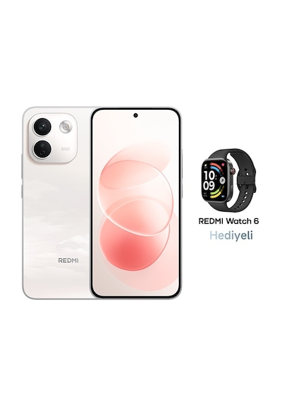 Xiaomi Redmi Note 17 Pro Max 5G 8 GB 256 GB (Xiaomi Türkiye Garantili) Beyaz+Xiaomi Redmi Watch 6 2.07 Akıllı Saat Siyah (Distribütör Garantili)