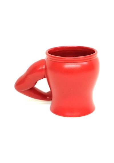 Muscle Mug Kaslı Adam Kupa Bardak Kırmızı