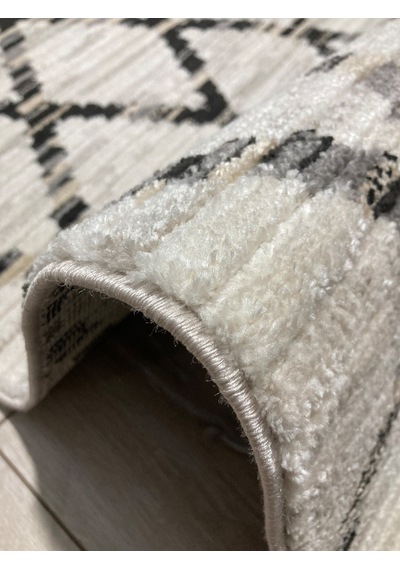 Dinarsu Nero Soft Iplik+etnik Desen+200x290 +12 Mm+çok Yu