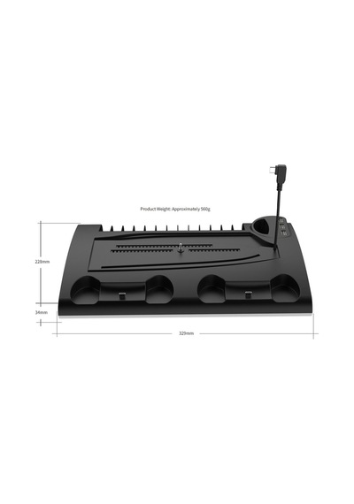 Ps5 Slim Ve Tüm Modeller İçin Multi Fonksiyon Soğutma Ve Şarj Ünitesi Uyumlu