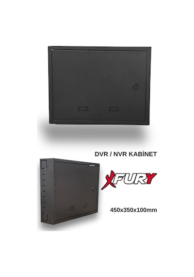 Fury Dvr/nvr Cctv Rack Kabinet 1u 19 '' W 45 H 35 D 10