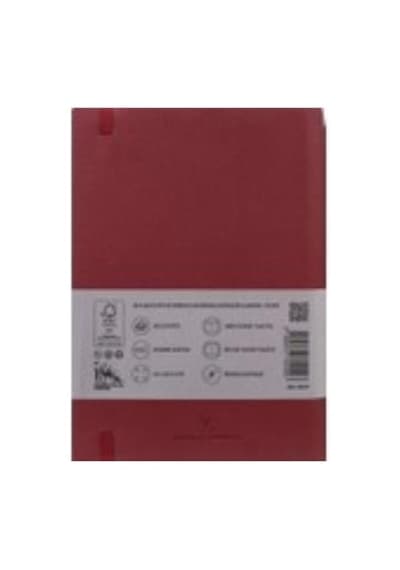 Victoria's Journals Kuka 2027 Günlük Ajanda A5 14x21cm Esnek Kapak Ivory 80gr. Bordo
